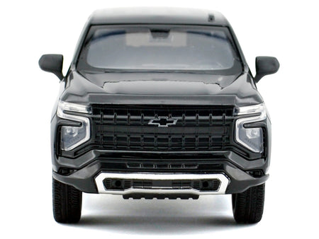2025 Chevrolet Tahoe PPV Black and White "Custom Builder's Kit - Law Enforcement and Public Service" Series 1/24 Diecast Model Car by Motormax-Motormax-ModelCars.com