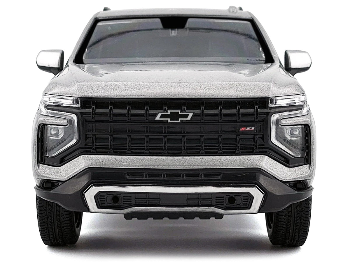 2025 Chevrolet Tahoe Z71 Gray Metallic "Timeless Legends" Series 1/24 Diecast Model Car by Motormax-Motormax-ModelCars.com