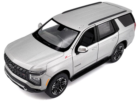 2025 Chevrolet Tahoe Z71 Gray Metallic "Timeless Legends" Series 1/24 Diecast Model Car by Motormax-Motormax-ModelCars.com