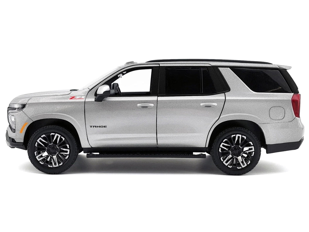2025 Chevrolet Tahoe Z71 Gray Metallic "Timeless Legends" Series 1/24 Diecast Model Car by Motormax-Motormax-ModelCars.com