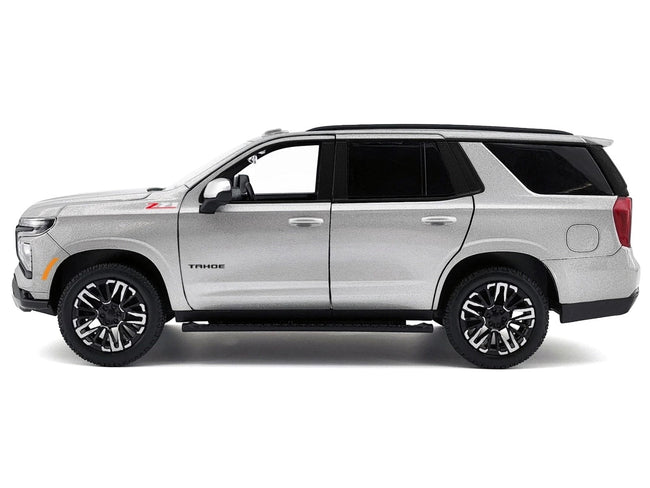 2025 Chevrolet Tahoe Z71 Gray Metallic "Timeless Legends" Series 1/24 Diecast Model Car by Motormax-Motormax-ModelCars.com