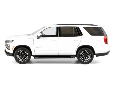 2025 Chevrolet Tahoe Z71 White "Timeless Legends" Series 1/24 Diecast Model Car by Motormax-Motormax-ModelCars.com