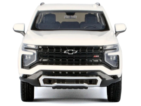 2025 Chevrolet Tahoe Z71 White "Timeless Legends" Series 1/24 Diecast Model Car by Motormax-Motormax-ModelCars.com