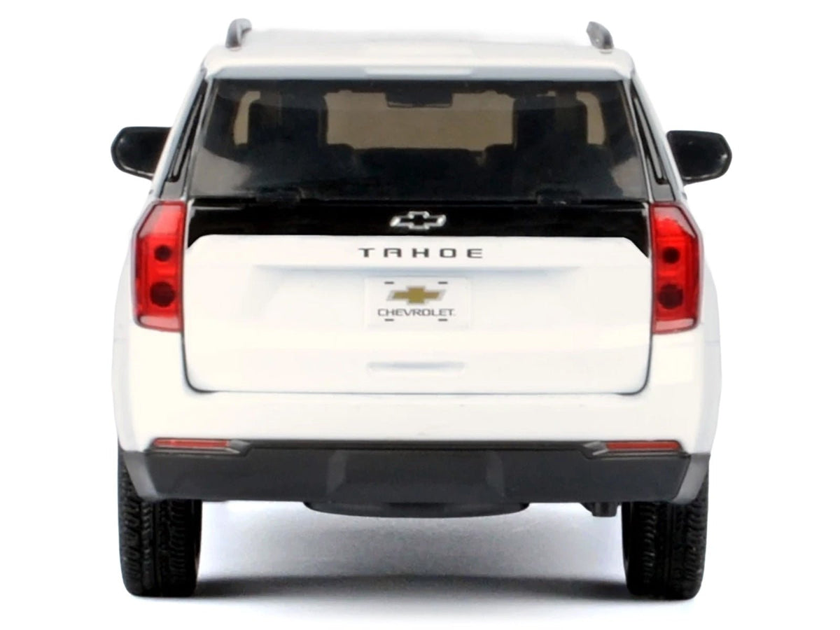 2025 Chevrolet Tahoe Z71 White "Timeless Legends" Series 1/24 Diecast Model Car by Motormax-Motormax-ModelCars.com
