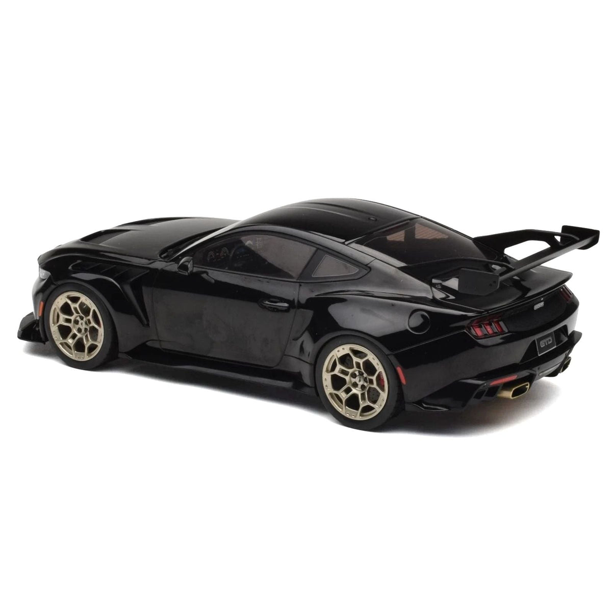 2025 Ford Mustang GTD Black "Limited Edition" Series 1/18 Diecast Model Car by IXO Models-IXO-ModelCars.com