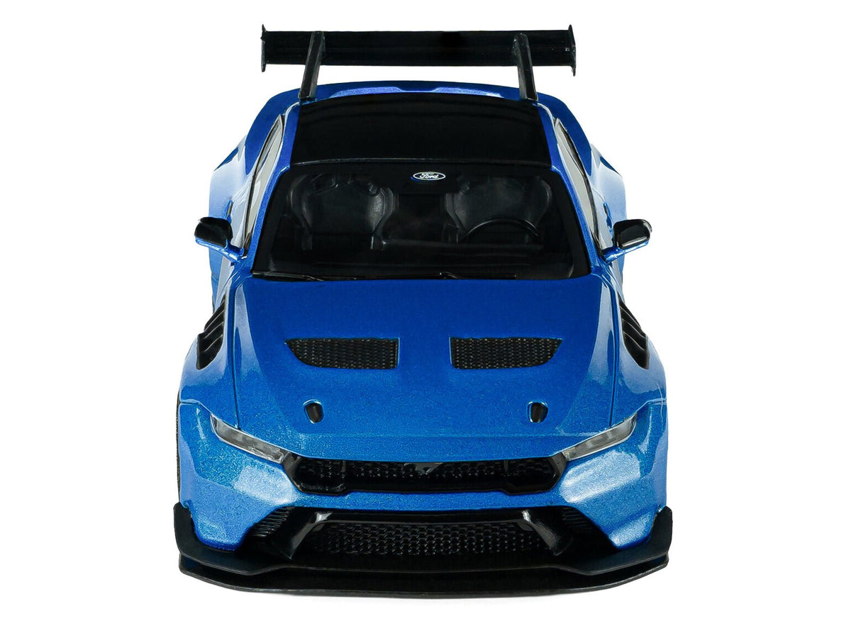 2025 Ford Mustang GTD Indulgent Blue Metallic with Black Top 1/43 Diecast Model Car by Solido-Solido-ModelCars.com