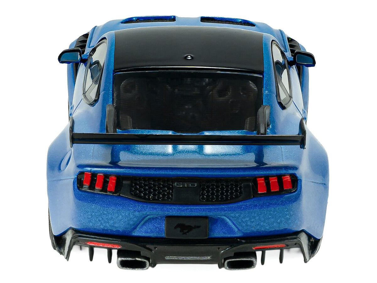 2025 Ford Mustang GTD Indulgent Blue Metallic with Black Top 1/43 Diecast Model Car by Solido-Solido-ModelCars.com