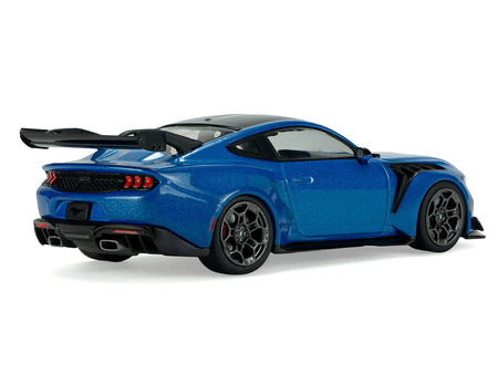 2025 Ford Mustang GTD Indulgent Blue Metallic with Black Top 1/43 Diecast Model Car by Solido-Solido-ModelCars.com