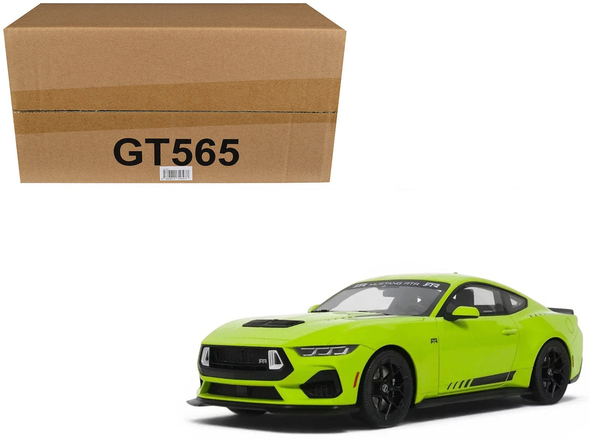 2025 Ford Mustang RTR Spec-3 Lime Green 1/18 Model Car by GT Spirit-GT Spirit-ModelCars.com