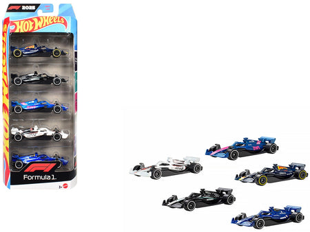 2025 Formula 1 World Championship 5 piece Set Diecast Model Cars by Hot Wheels-Hotwheels-ModelCars.com