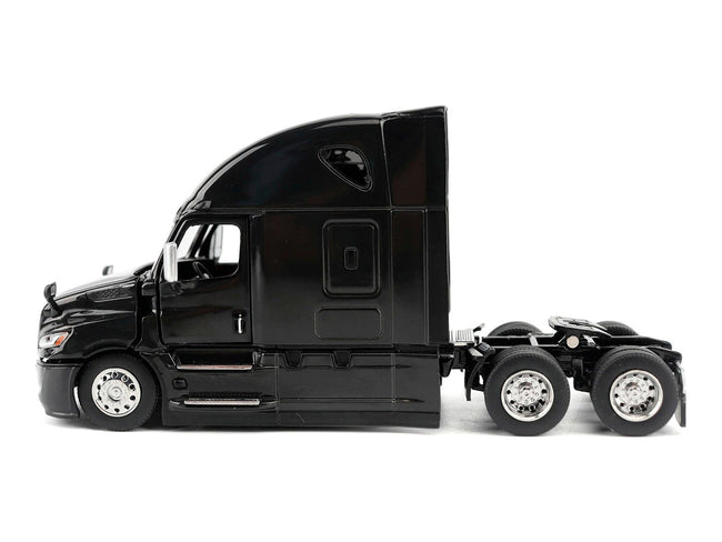 2025 Freightliner Cascadia Gen-5 Sleeper Cab Truck Tractor Night-Shift Black "Transport Series" 1/64 Diecast Model by Diecast Masters-Diecast Masters-ModelCars.com