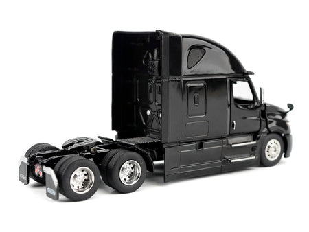 2025 Freightliner Cascadia Gen-5 Sleeper Cab Truck Tractor Night-Shift Black "Transport Series" 1/64 Diecast Model by Diecast Masters-Diecast Masters-ModelCars.com