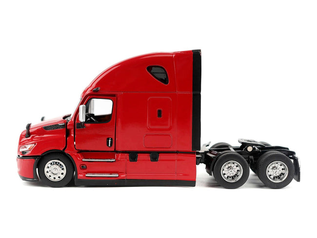 2025 Freightliner Cascadia Gen-5 Sleeper Cab Truck Tractor Red "Transport Series" 1/64 Diecast Model by Diecast Masters-Diecast Masters-ModelCars.com