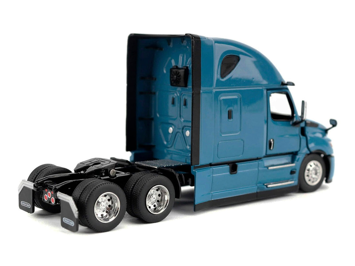 2025 Freightliner Cascadia Gen-5 Sleeper Cab Truck Tractor Signature Blue "Transport Series" 1/64 Diecast Model by Diecast Masters-Diecast Masters-ModelCars.com
