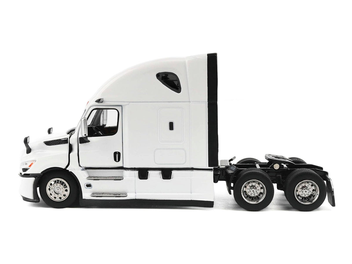 2025 Freightliner Cascadia Gen-5 Sleeper Cab Truck Tractor Winter White "Transport Series" 1/64 Diecast Model by Diecast Masters-Diecast Masters-ModelCars.com