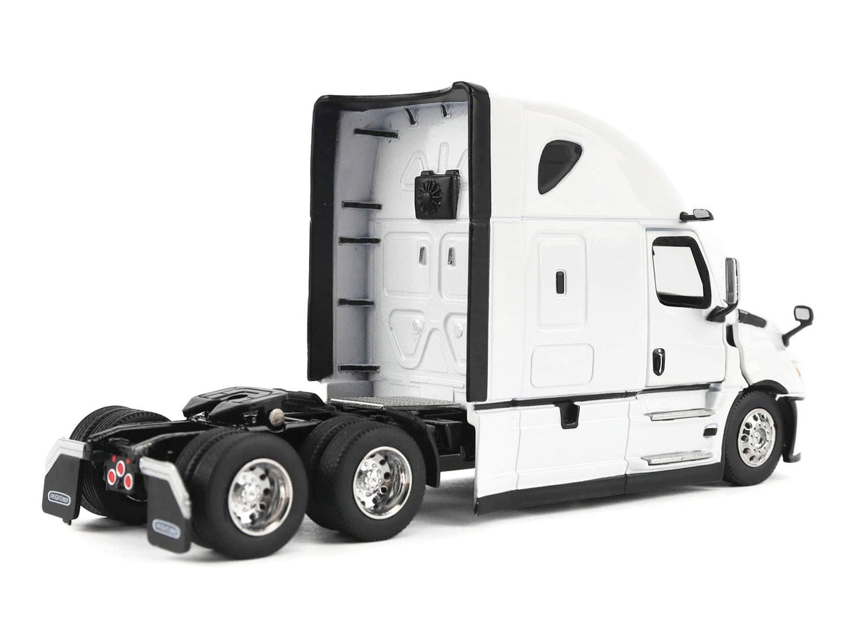 2025 Freightliner Cascadia Gen-5 Sleeper Cab Truck Tractor Winter White "Transport Series" 1/64 Diecast Model by Diecast Masters-Diecast Masters-ModelCars.com