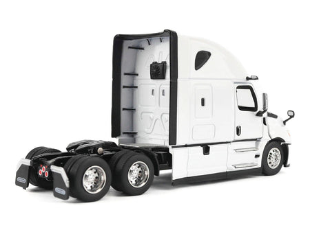 2025 Freightliner Cascadia Gen-5 Sleeper Cab Truck Tractor Winter White "Transport Series" 1/64 Diecast Model by Diecast Masters-Diecast Masters-ModelCars.com