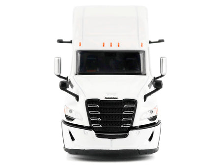 2025 Freightliner Cascadia Gen-5 Sleeper Cab Truck Tractor Winter White "Transport Series" 1/64 Diecast Model by Diecast Masters-Diecast Masters-ModelCars.com
