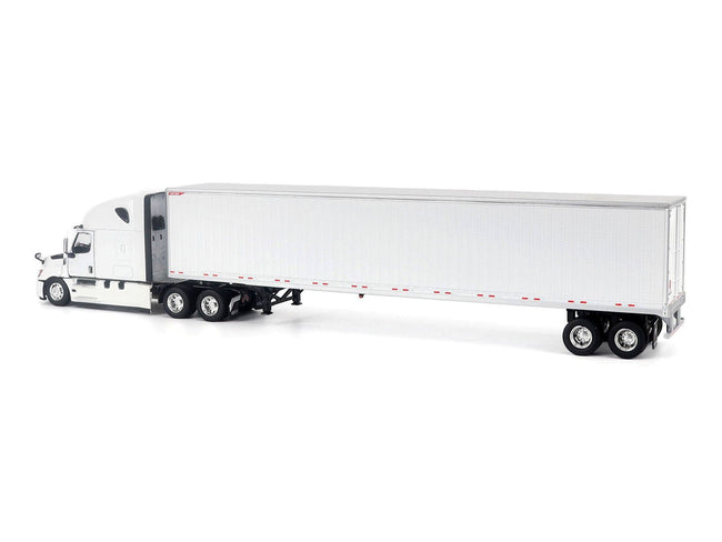 2025 Freightliner Cascadia Gen-5 Sleeper Cab Truck White with Great Dane Champion 53ft Dry Cargo Trailer "Transport Series" 1/50 Diecast Model by Diecast Masters-Diecast Masters-ModelCars.com