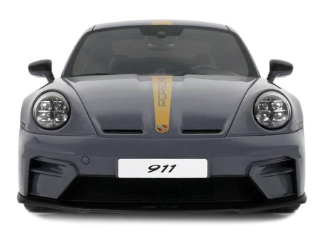 2025 Porsche 911 (992.2) GT3 Touring Gray with Gold Stripe 1/18 Model Car by GT Spirit-GT Spirit-ModelCars.com