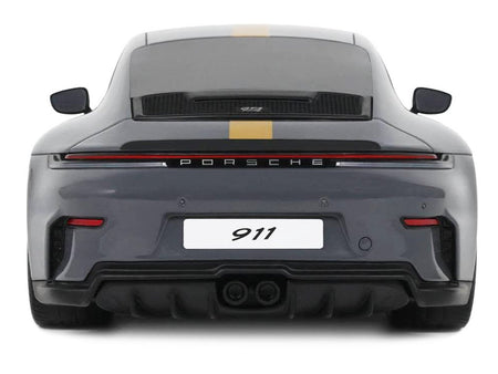 2025 Porsche 911 (992.2) GT3 Touring Gray with Gold Stripe 1/18 Model Car by GT Spirit-GT Spirit-ModelCars.com