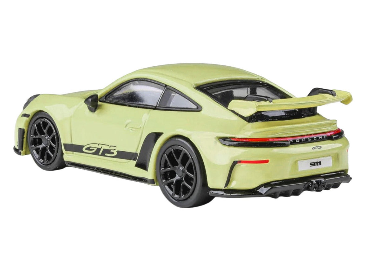 2025 Porsche 911 GT3 (992.2) Cartagena Yellow with Black Stripes 1/64 Diecast Model Car by Paragon Models-Paragon-ModelCars.com