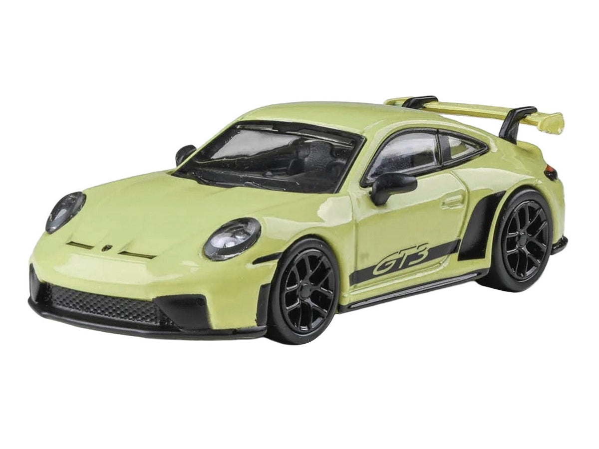 2025 Porsche 911 GT3 (992.2) Cartagena Yellow with Black Stripes 1/64 Diecast Model Car by Paragon Models-Paragon-ModelCars.com