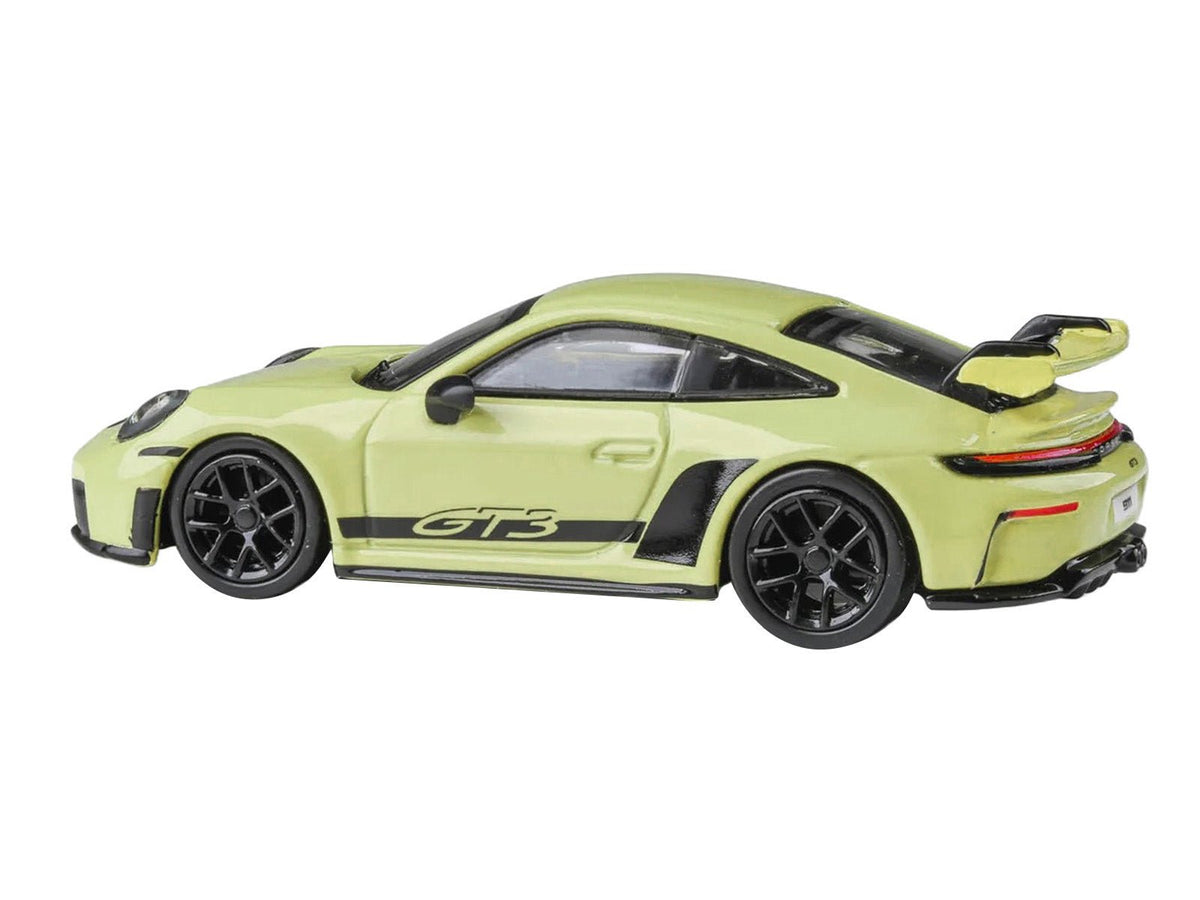2025 Porsche 911 GT3 (992.2) Cartagena Yellow with Black Stripes 1/64 Diecast Model Car by Paragon Models-Paragon-ModelCars.com