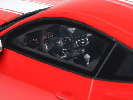 2025 Shelby Mustang Supersnake Race Red with White Stripes 1/18 Model Car by GT Spirit-GT Spirit-ModelCars.com