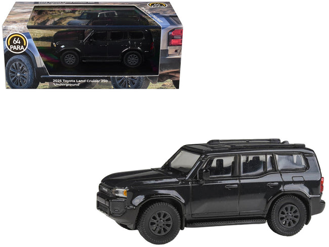 2025 Toyota Land Cruiser 250 "Underground" Black 1/64 Diecast Model Car by Paragon Models-Paragon-ModelCars.com