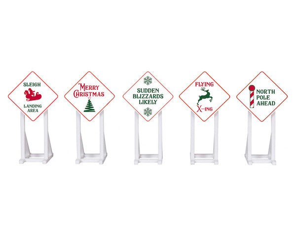 LC XMAS SIGNS 5PK             