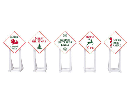 LC XMAS SIGNS 5PK             