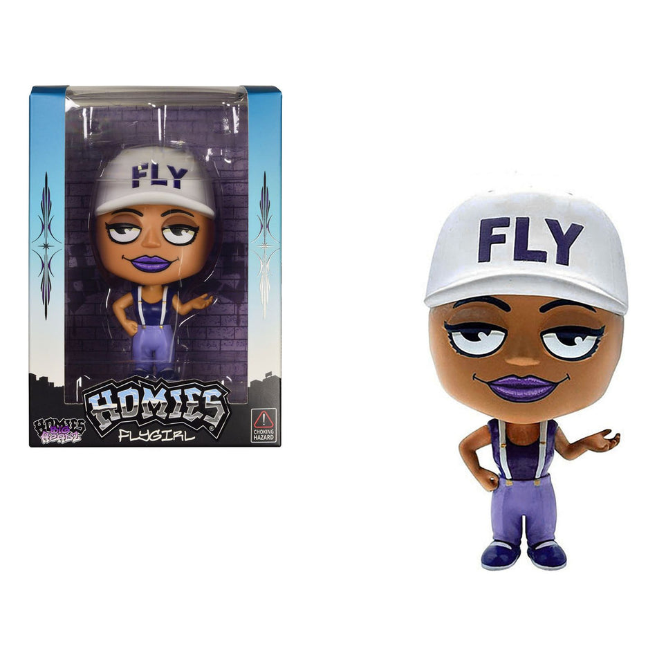 Flygirl 4.5" Figure "Homies Big Headz" Series 3 model by Homies