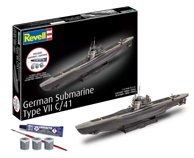 Revell 1/350 TYPE VII-C/41 SUB - level 4