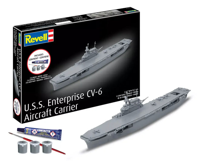 Revell 1/1200 USS EnterpriseCV6 - level 4