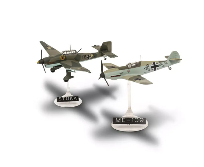 1/72 Revell Starter Kit Messerschmitt Bf109E & Ju87B Stuka
