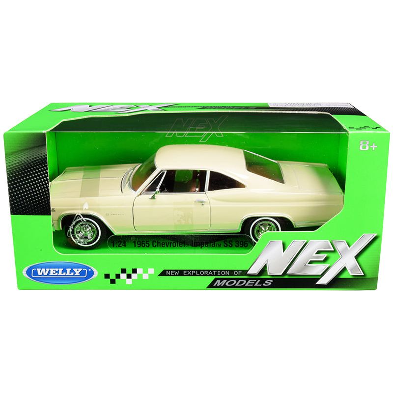 1965 Chevrolet Impala SS 396 Beige "NEX Models" 1/24 Diecast Model Car by Welly