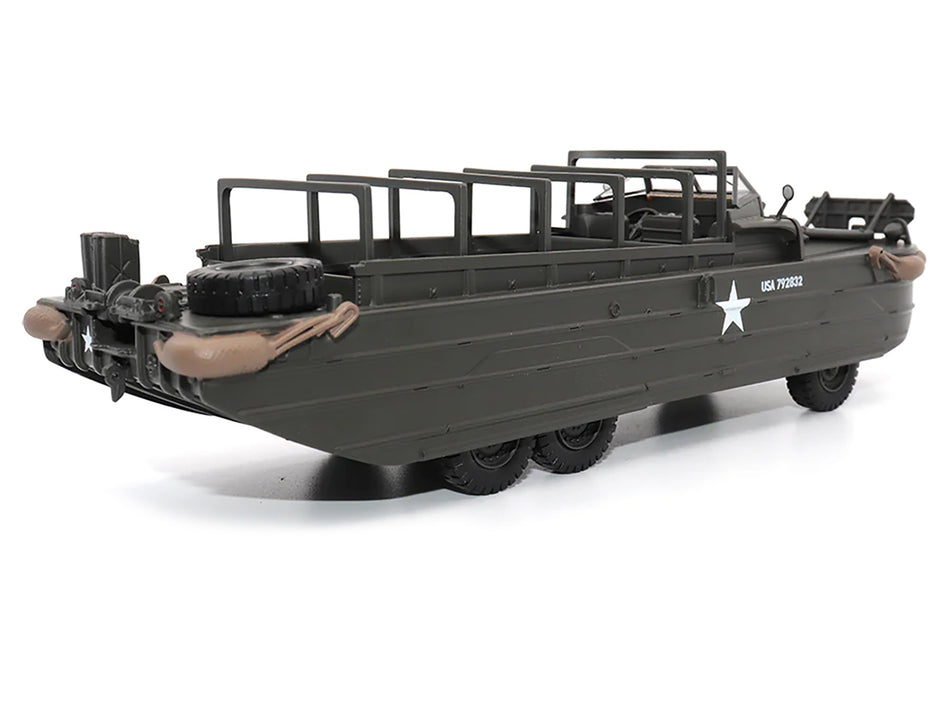 GMC DUKW Amphibious Vehicle Olive Drab "United States Army" 1/43 Diecast Model by Militaria Die Cast