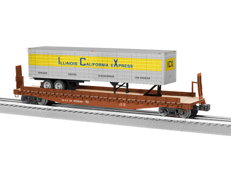 MILW 50'FLATCAR W/ ICX        