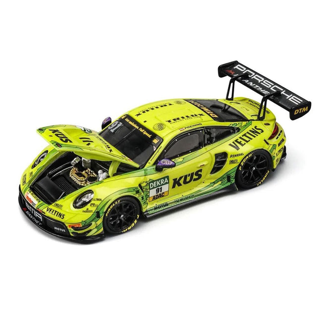 Porsche 911 GT3 R (992) #91 Thomas Preining "Manthey EMA" "DTM" (2024) 1/64 Diecast Model Car by Trends Hobby