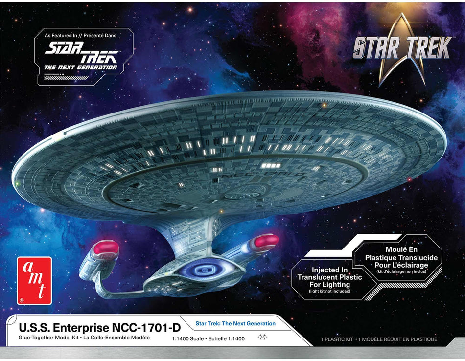 1/1400 Star Trek: The Next Generation U.S.S. Enterprise NCC1701D Model Kit