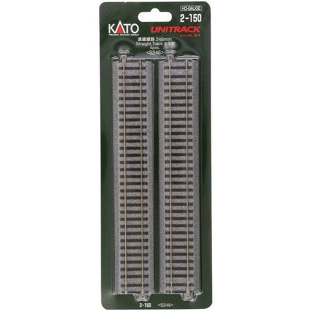 246MM STRAIGHT (4/PK) 20B - Kato - ModelCars.com