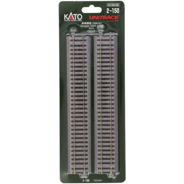 246MM STRAIGHT (4/PK) 20B - Kato - ModelCars.com