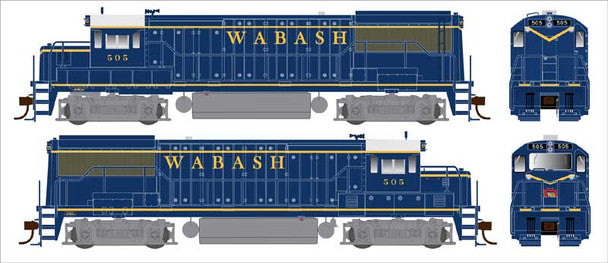 HO WABASH PH11A U25B #509     