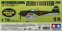 Mitsubishi A6M5 Zero Fighter (Zeke) Silver Plated
Scale: 1:72