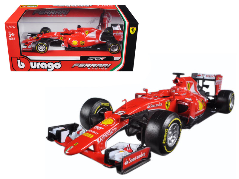 Ferrari F1 Formula 1 SF15-T Sebastian Vettel 1/24 Diecast Model Car by Bburago