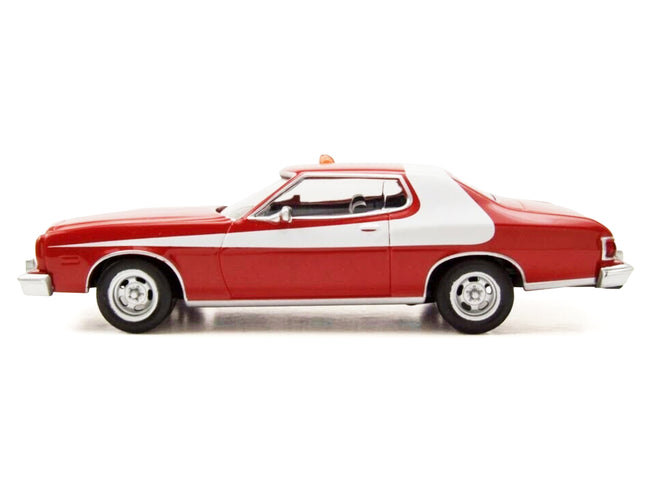 1975 Ford Gran Torino Red with White Graphics 1/43 Diecast Model Car by Norev