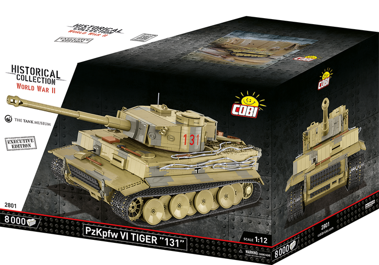 Cobi 8000pcs HC WWII PZKPFW VI Tiger "131" EX