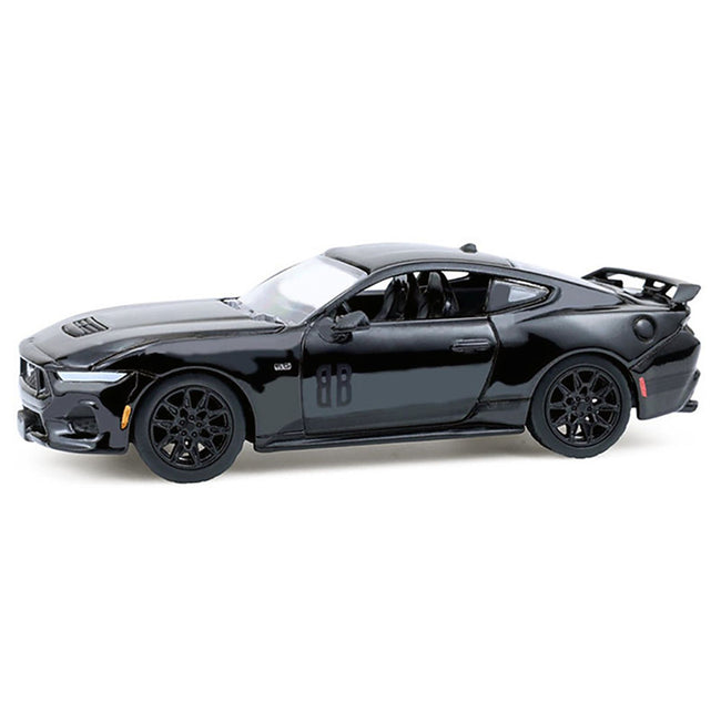 2024 Ford Mustang GT Coupe Black "Black Bandit" Series 30 1/64 Diecast Model Car by Greenlight