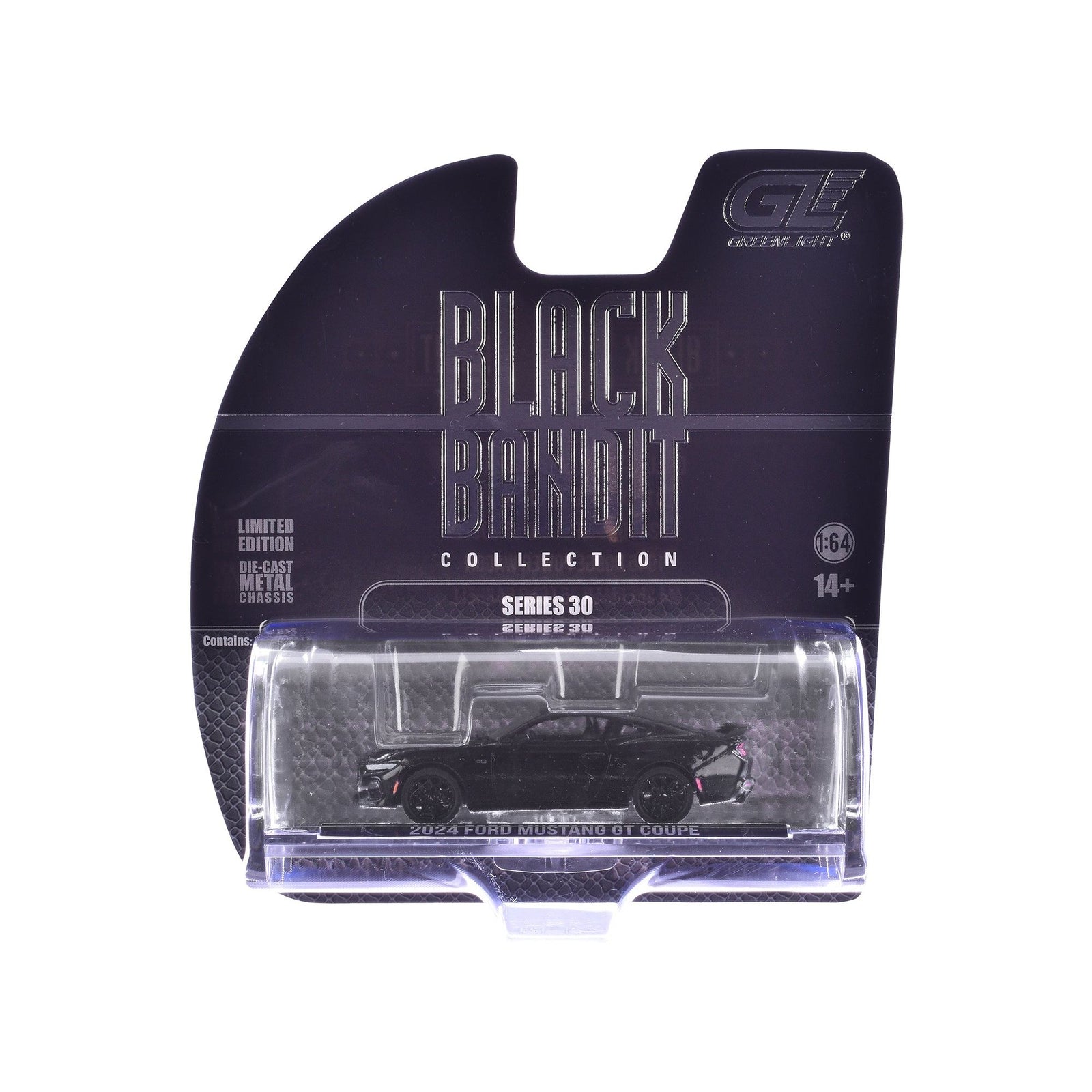 Black Bandit Series 30 Ford Mustang GT Coupe diecast car
